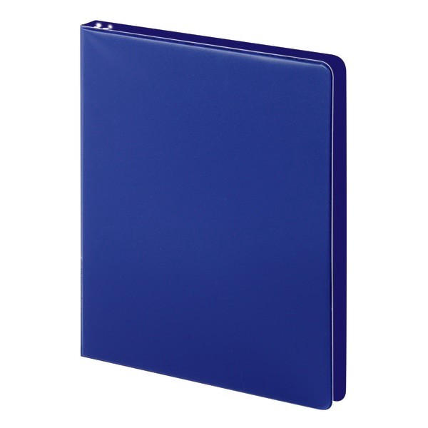 slide 2 of 5, Office Depot Brand Nonstick Round-Ring Binder, 1/2'' Rings, 64% Recycled, Blue, 1 ct