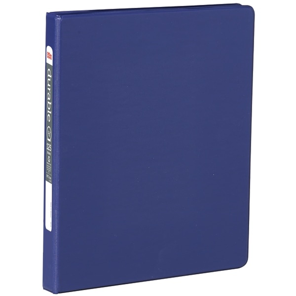 slide 1 of 5, Office Depot Brand Nonstick Round-Ring Binder, 1/2'' Rings, 64% Recycled, Blue, 1 ct