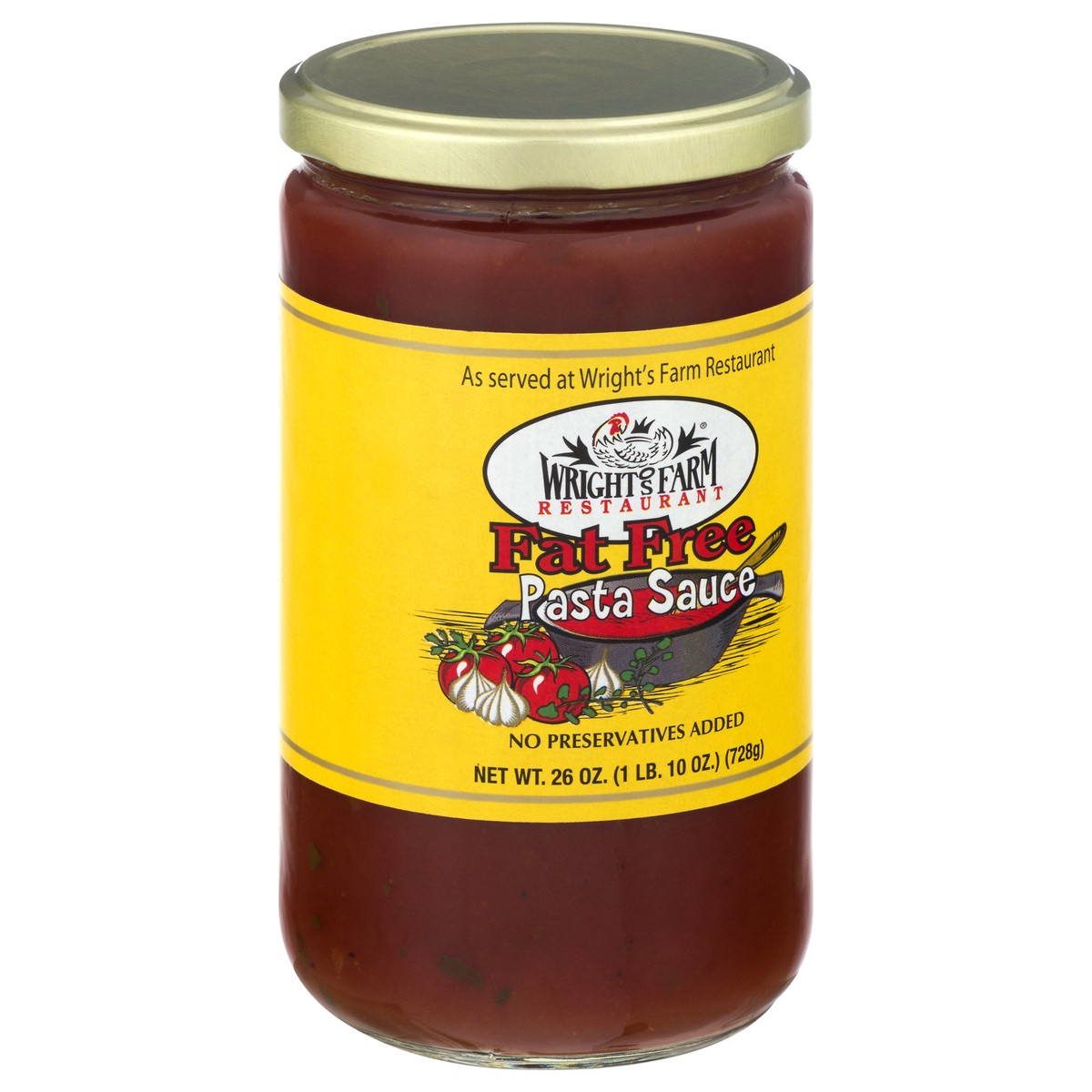 slide 10 of 13, Wright's Farm Restaurant Fat Free Pasta Sauce 26 oz, 26 oz