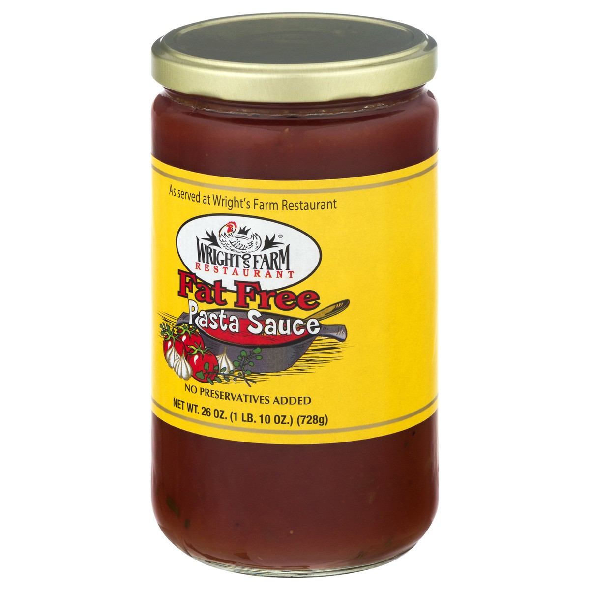 slide 7 of 13, Wright's Farm Restaurant Fat Free Pasta Sauce 26 oz, 26 oz