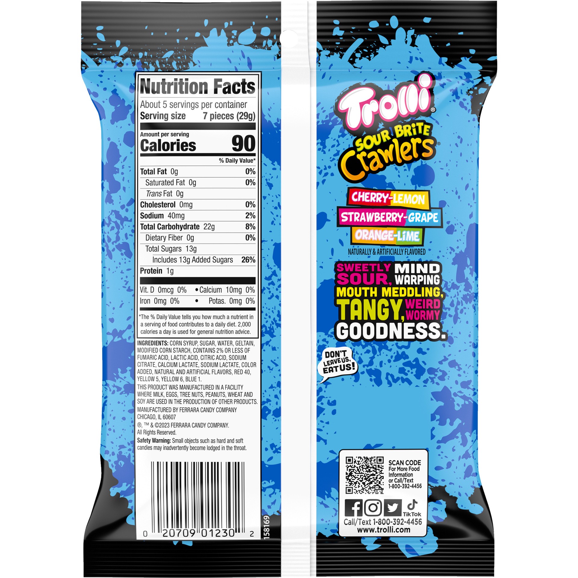 slide 4 of 5, Trolli Crawlers Sour Brite Gummi Candy 5 oz, 5 oz