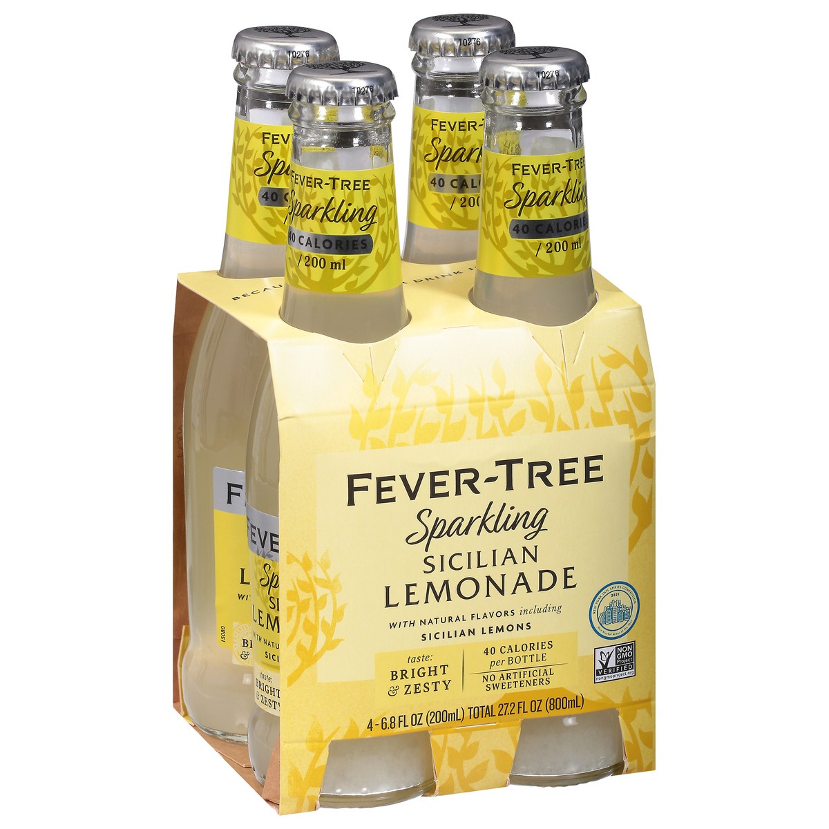 slide 2 of 9, Fever-Tree Sparkling Sicilian Lemonade 4 Pack, 6.8 Fl Oz Bottles, 4 ct; 6.8 fl oz