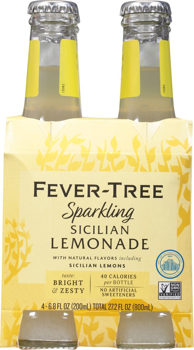 slide 5 of 9, Fever-Tree Sparkling Sicilian Lemonade 4 Pack, 6.8 Fl Oz Bottles, 4 ct; 6.8 fl oz