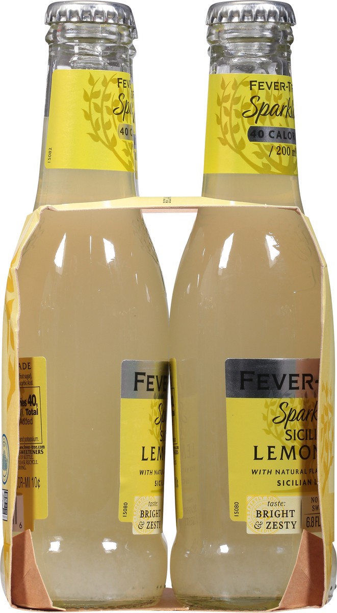 slide 7 of 9, Fever-Tree Sparkling Sicilian Lemonade 4 Pack, 6.8 Fl Oz Bottles, 4 ct; 6.8 fl oz