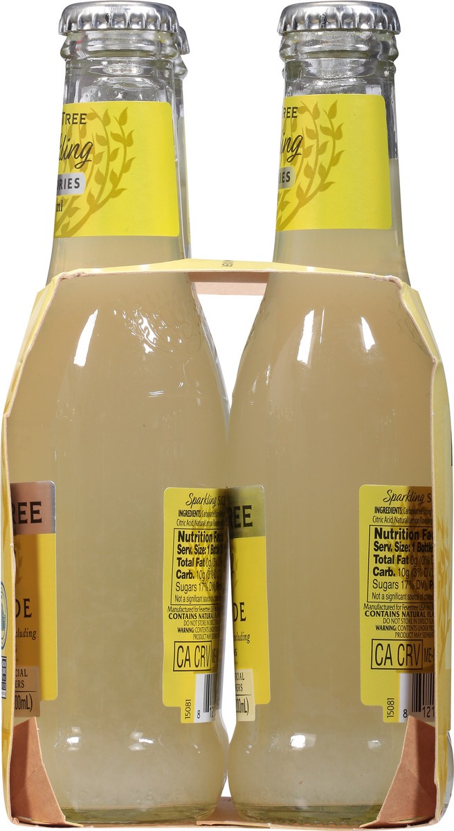 slide 8 of 9, Fever-Tree Sparkling Sicilian Lemonade 4 Pack, 6.8 Fl Oz Bottles, 4 ct; 6.8 fl oz