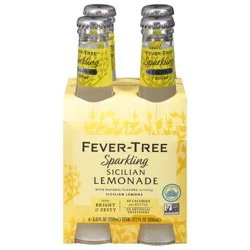 Fever-Tree Sparkling Sicilian Lemonade - 4 ct; 6.8 fl oz