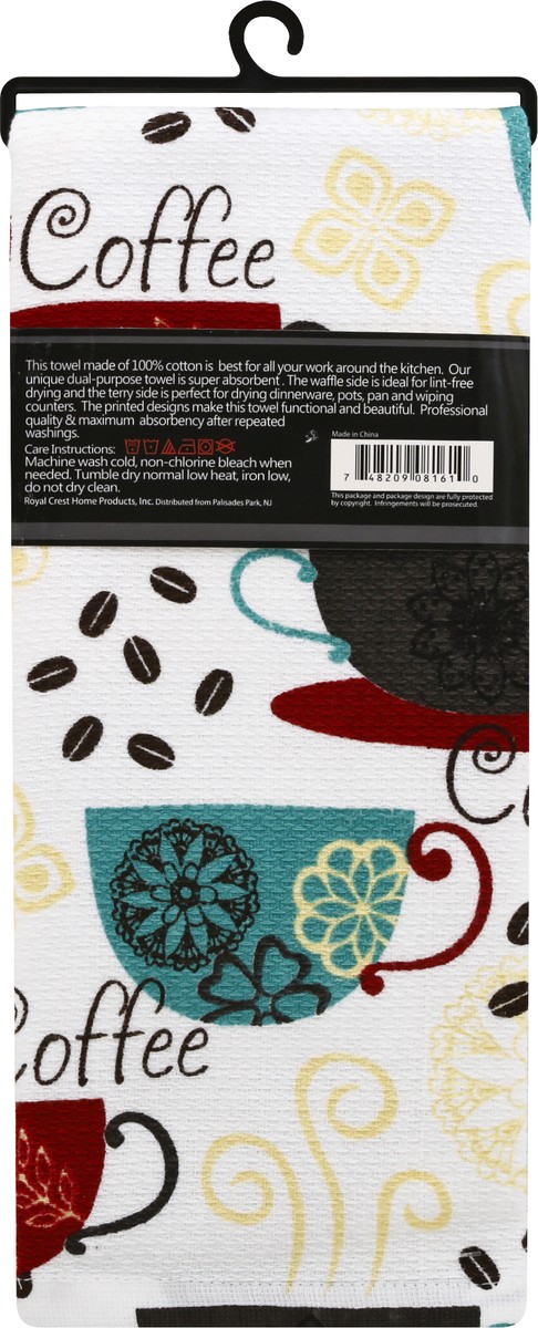 slide 8 of 9, Royal Crest Reversible Towel, Café, 1 ct