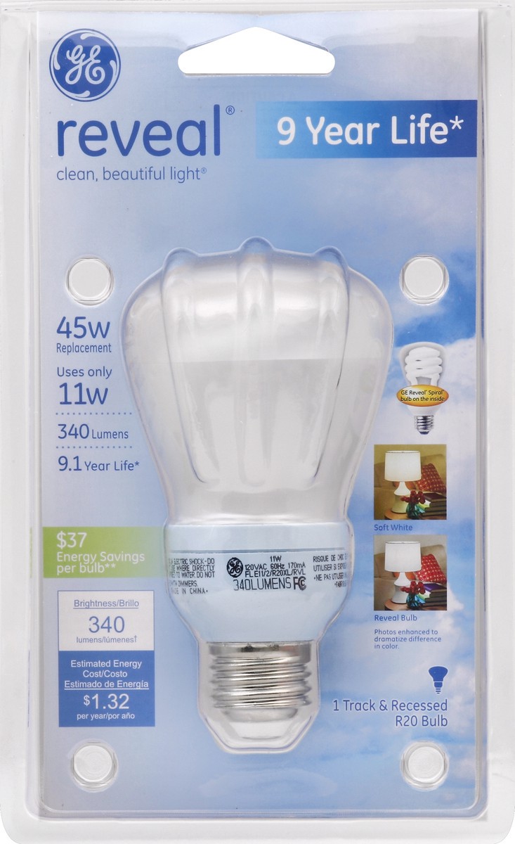 slide 2 of 2, GE Light Bulb 1 ea, 1 ct