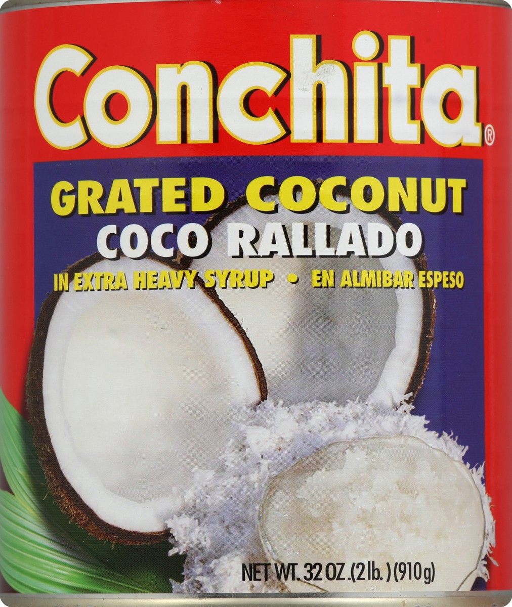 slide 1 of 2, Conchita Grated Coconut In Extra Heavy Syrup 32Oz, 32 oz