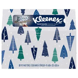 Kleenex Disposable Paper Hand Towels, Paper Hand Towels for Bathrooms, 1 Box, 55 Hand Towels per Box (55 Total Towels)
