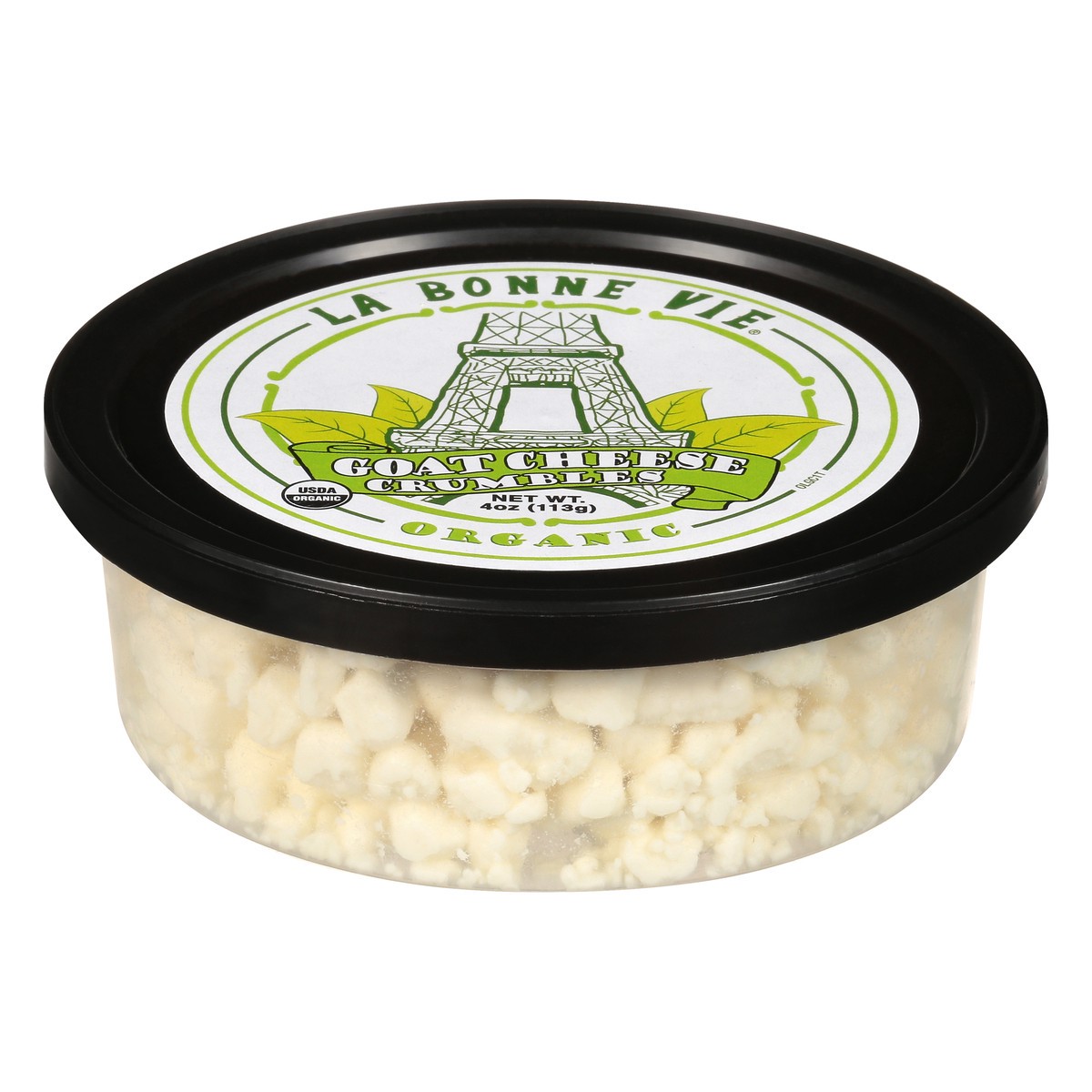 slide 8 of 11, La Bonne Vie Goat Cheese Crumbles, Organic, 4 oz