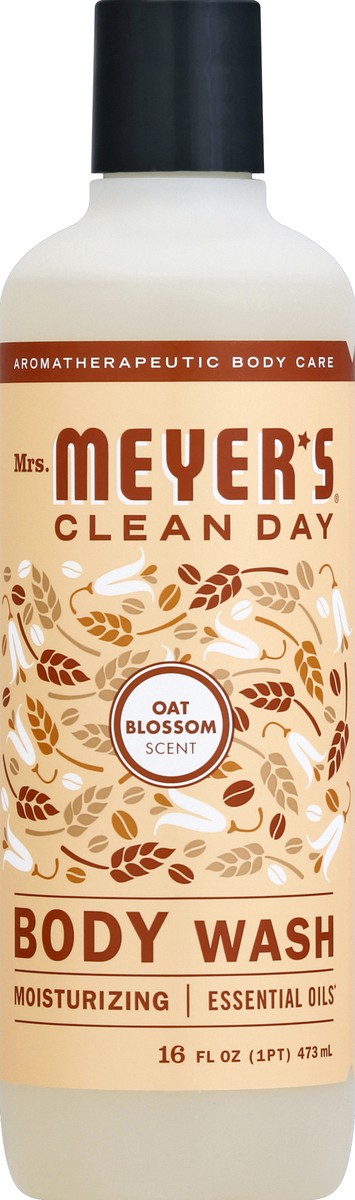 slide 4 of 6, Mrs. Meyer's Mrs Meyer's Clean Day Body Wash, Oat Blossom Scent, 16 Ounce Bottle, 16 fl oz