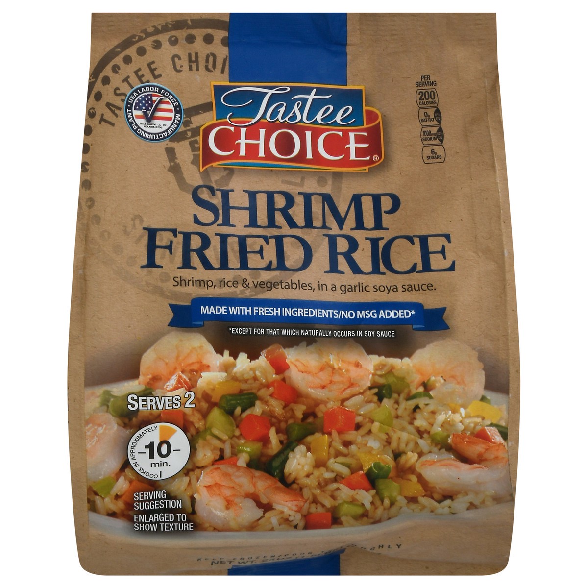 slide 1 of 1, Tastee Choice Shrimp Fried Rice 24 oz, 24 oz