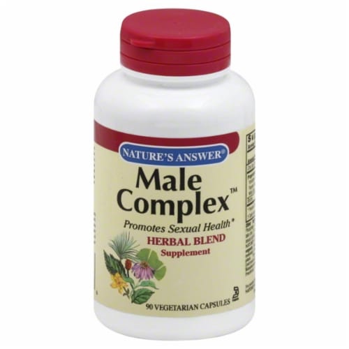 slide 1 of 1, Nature's Answer Male Complex Vegetarian Capsules, 90 ct