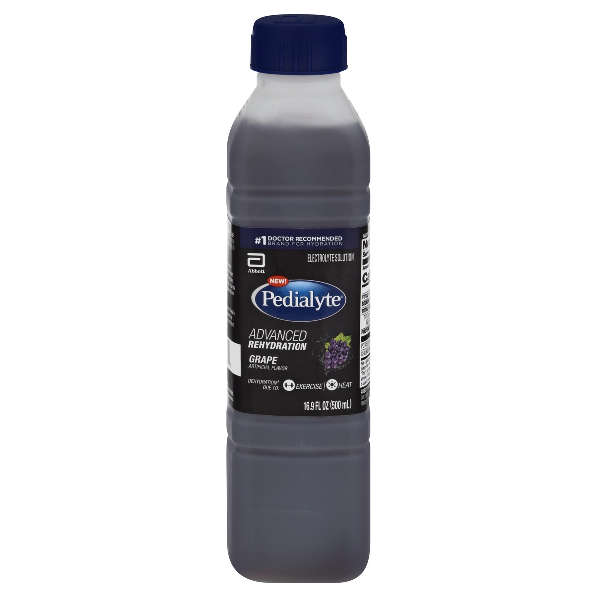 slide 1 of 1, Pedialyte Ready-To-Drink Electrolyte Solution, Grape, 500 ml
