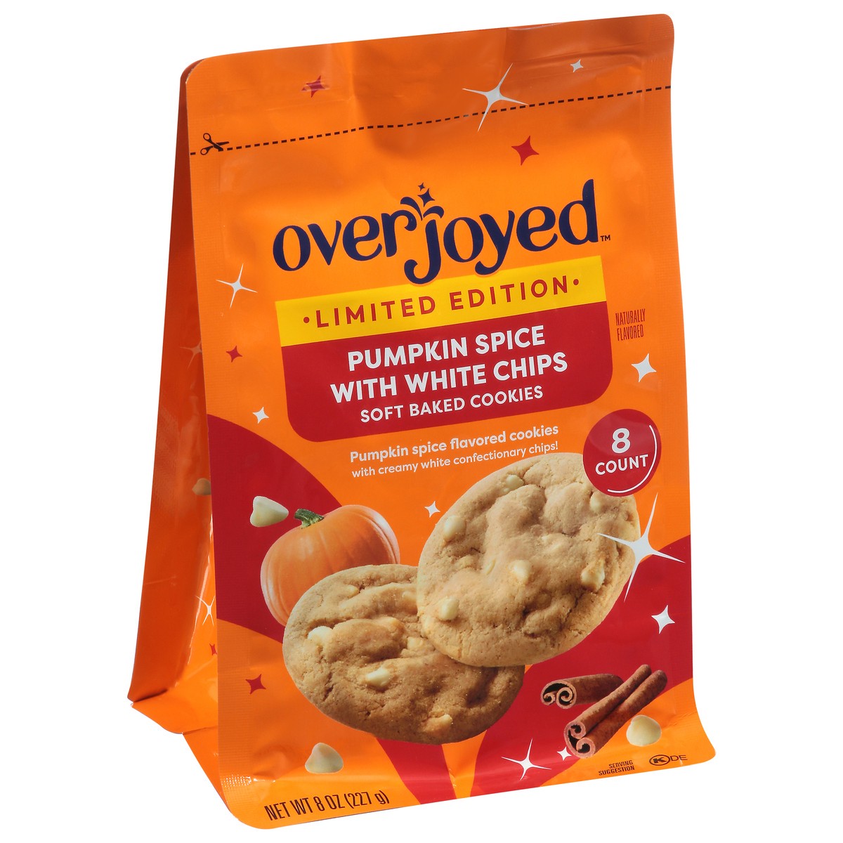 slide 3 of 4, Overjoyed Pumpkin White Chocolate Cookies 8 Oz - 8 Oz, 8 oz