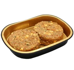 Central Market Jalapeno Cheddar Atlantic Salmon Burgers