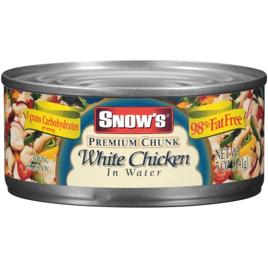 slide 1 of 1, Snow's Prem Chunk White Chicken, 5 oz