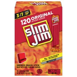 Slim Jim Smoked Original Snack Stick 33.6 oz
