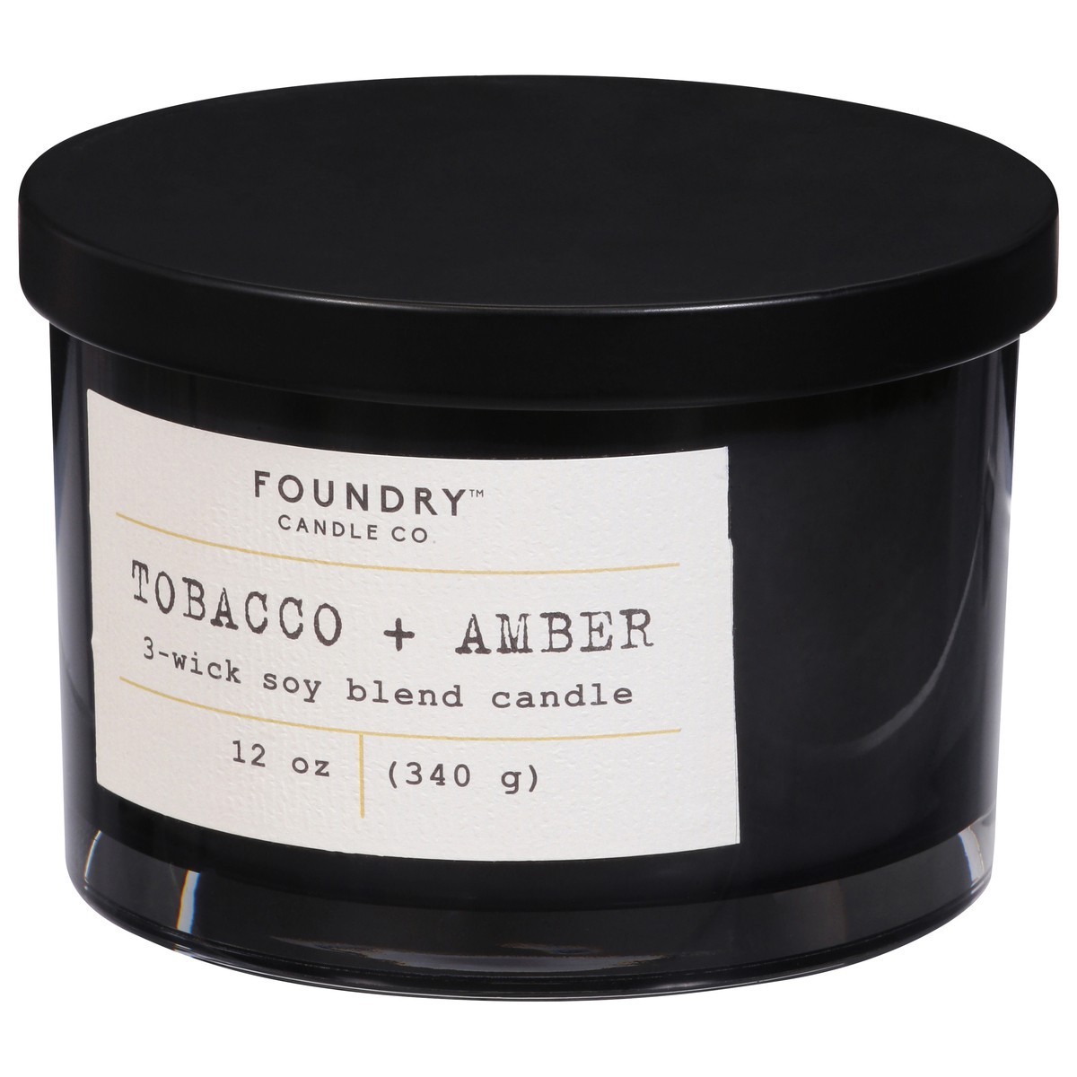 slide 5 of 9, Foundry Candle Co. Tobacco + Amber Candle 1 ea, 1 ct