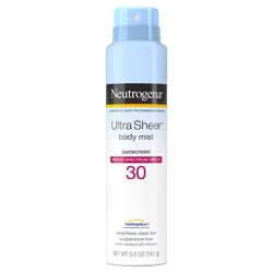 Neutrogena Ultra Sheer Sunscreen Spray, Lightweight, SPF 30, 5 oz