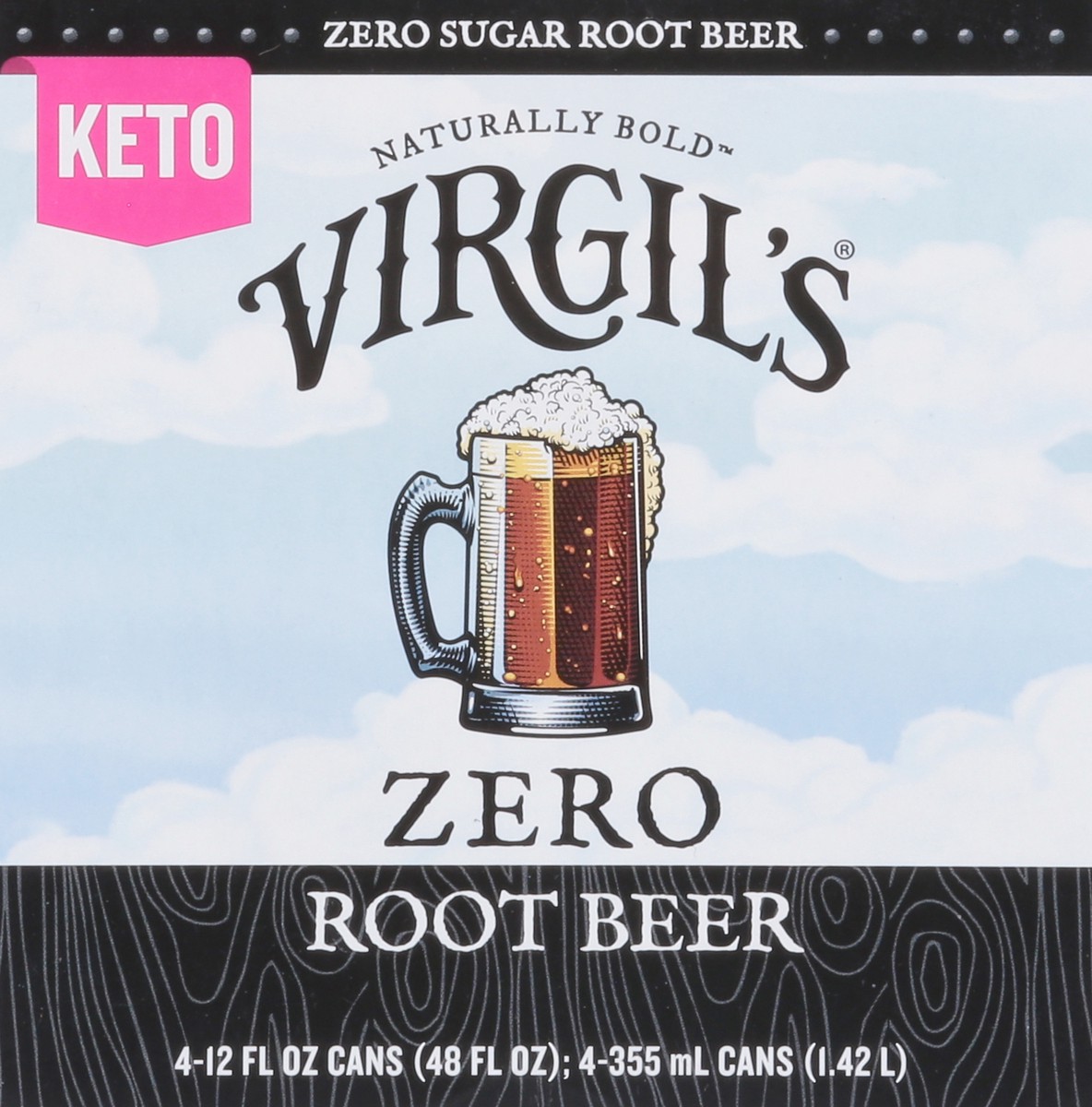 slide 5 of 9, Virgil's Zero Sugar Root Beer Soda - 48 fl oz, 48 fl oz