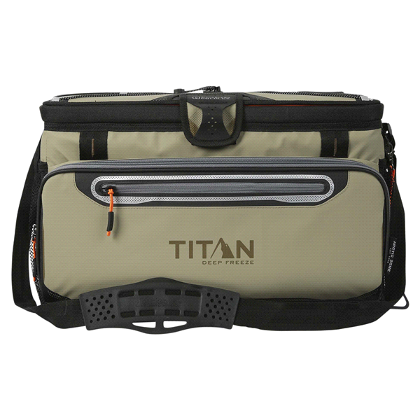 slide 1 of 1, Titan Deep Freeze Zipperless Cooler, 48 ct