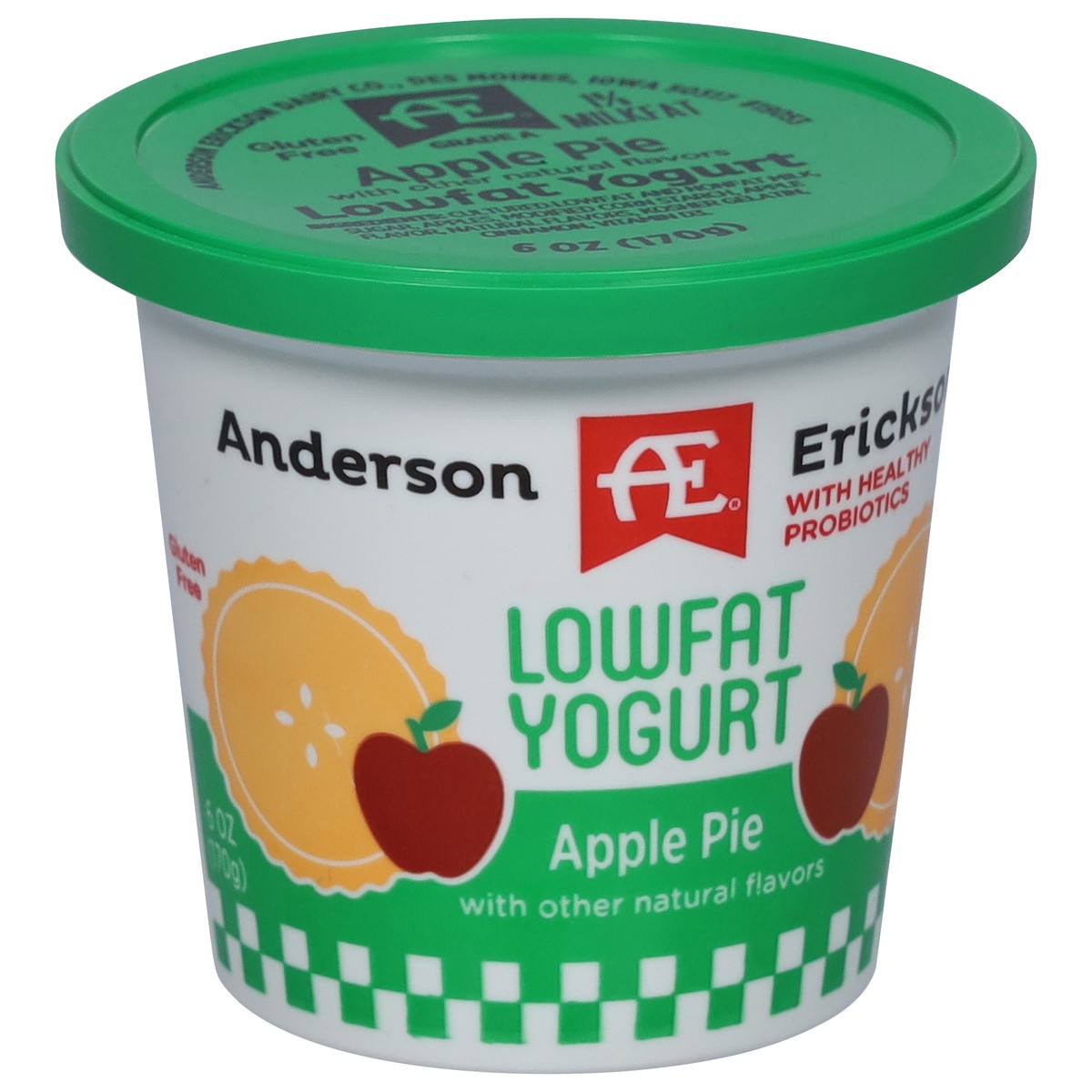 slide 6 of 11, Anderson Erickson Dairy Lowfat Apple Pie Yogurt 6 oz, 6 oz