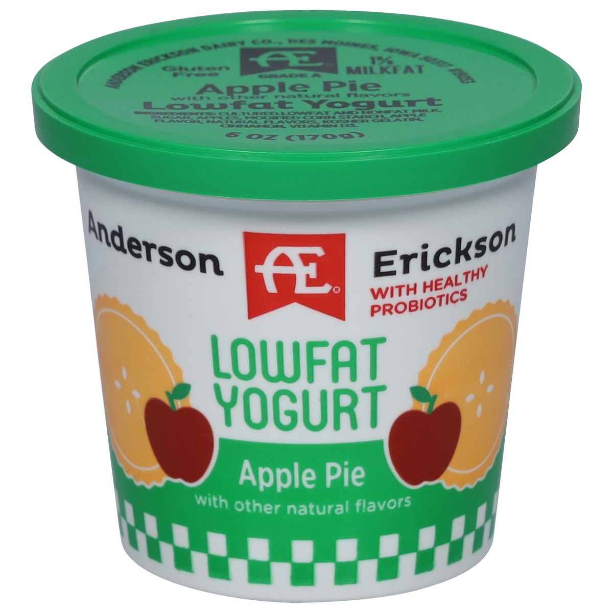 slide 10 of 11, Anderson Erickson Dairy Lowfat Apple Pie Yogurt 6 oz, 6 oz