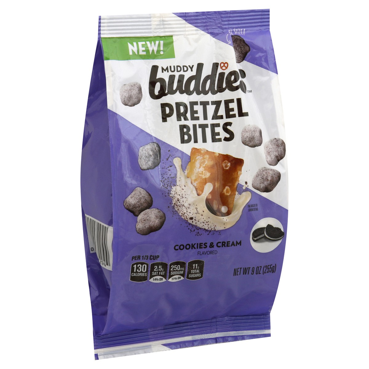 slide 2 of 10, Chex Muddy Buddies Cookies & Cream Pretzel Bites, 9 oz