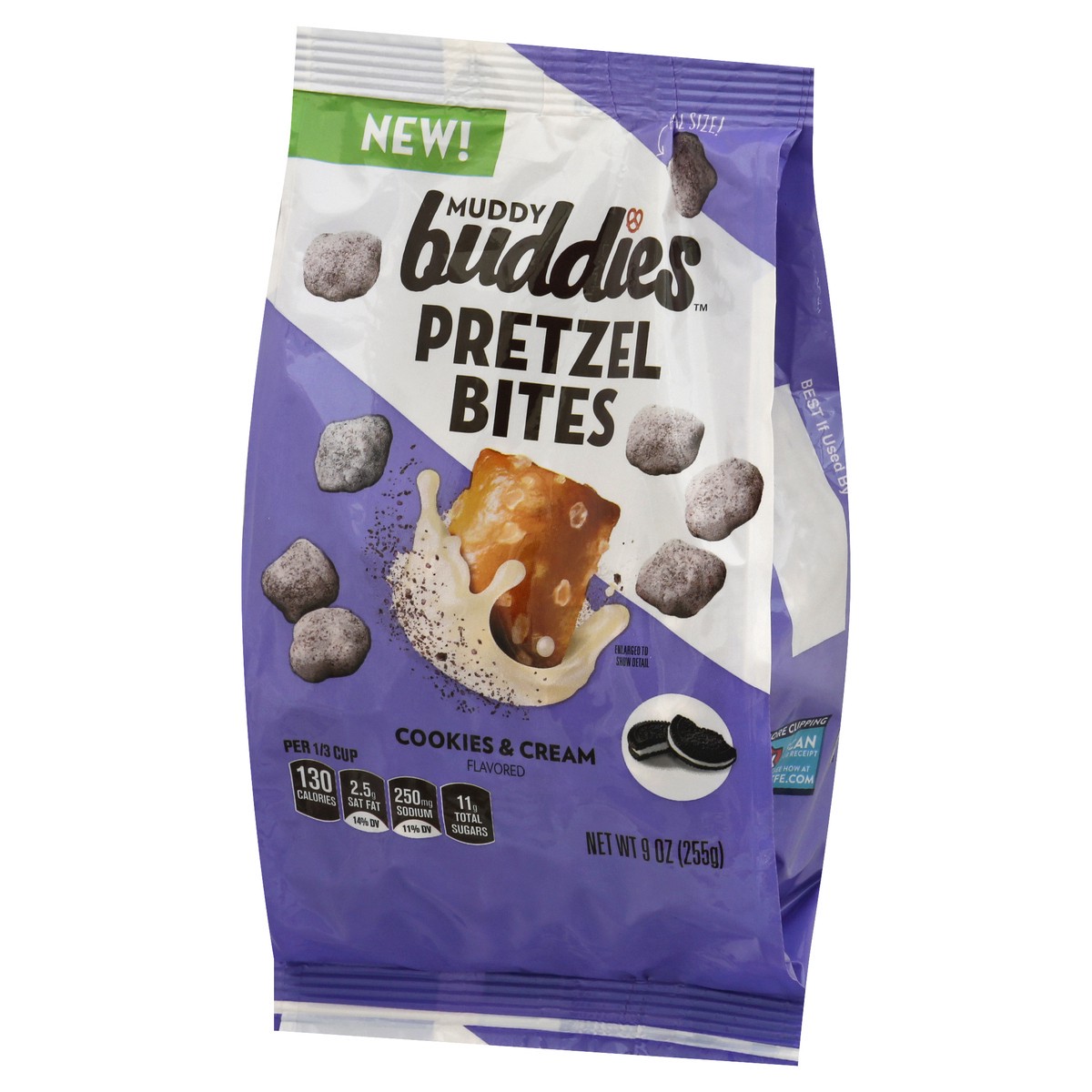 slide 3 of 10, Chex Muddy Buddies Cookies & Cream Pretzel Bites, 9 oz