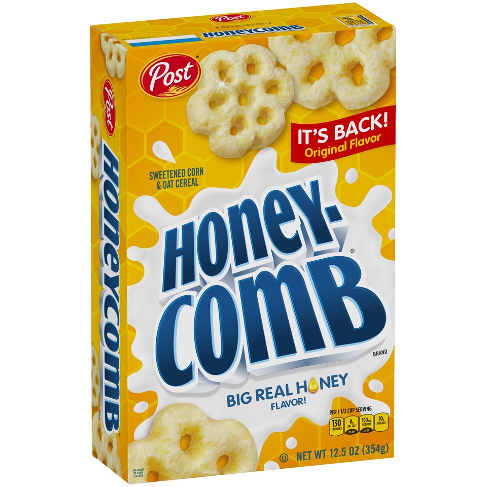 slide 2 of 8, Post Honeycomb Cereal, 12.5 oz