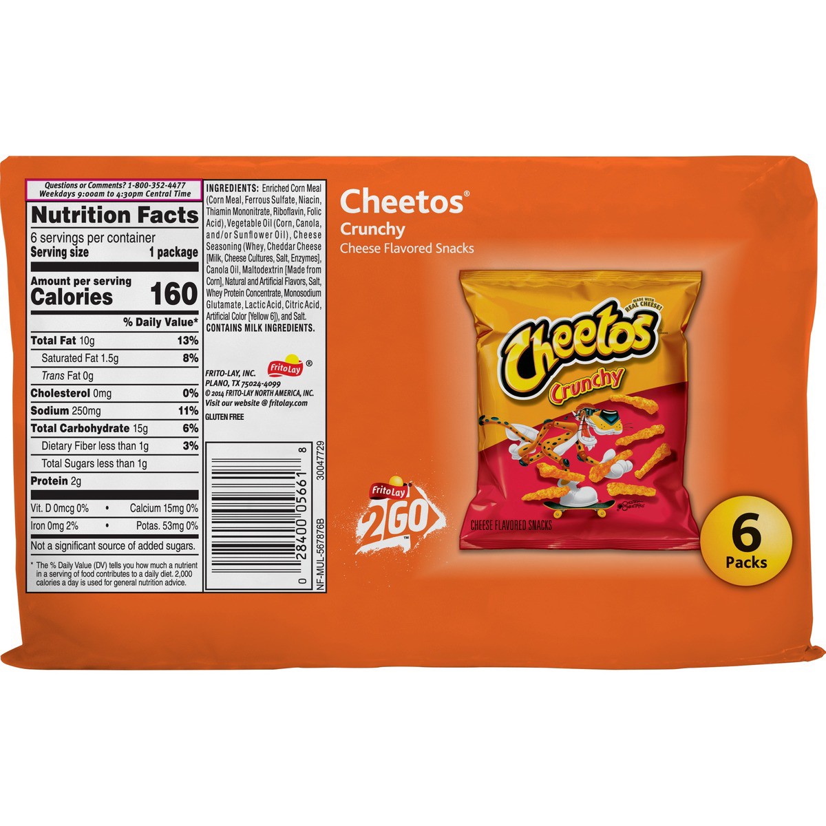 slide 3 of 4, Cheetos Cheese Flavored Snacks, 6 oz