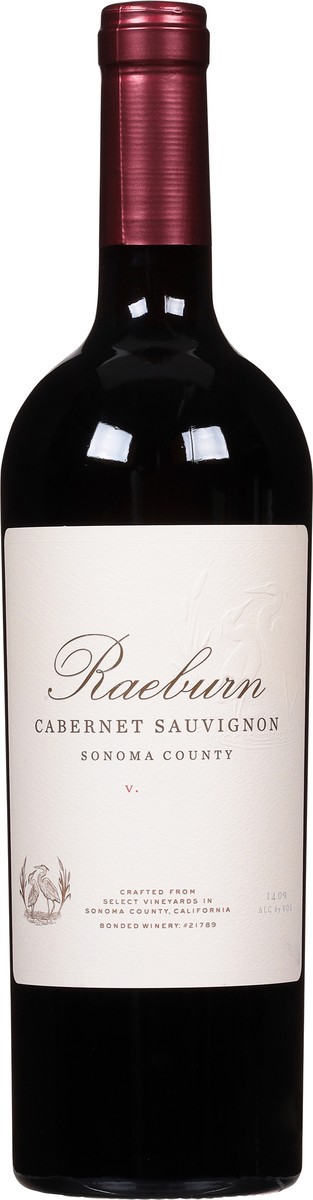 slide 8 of 9, Raeburn Sonoma County Cabernet Sauvignon 750 ml, 750 ml