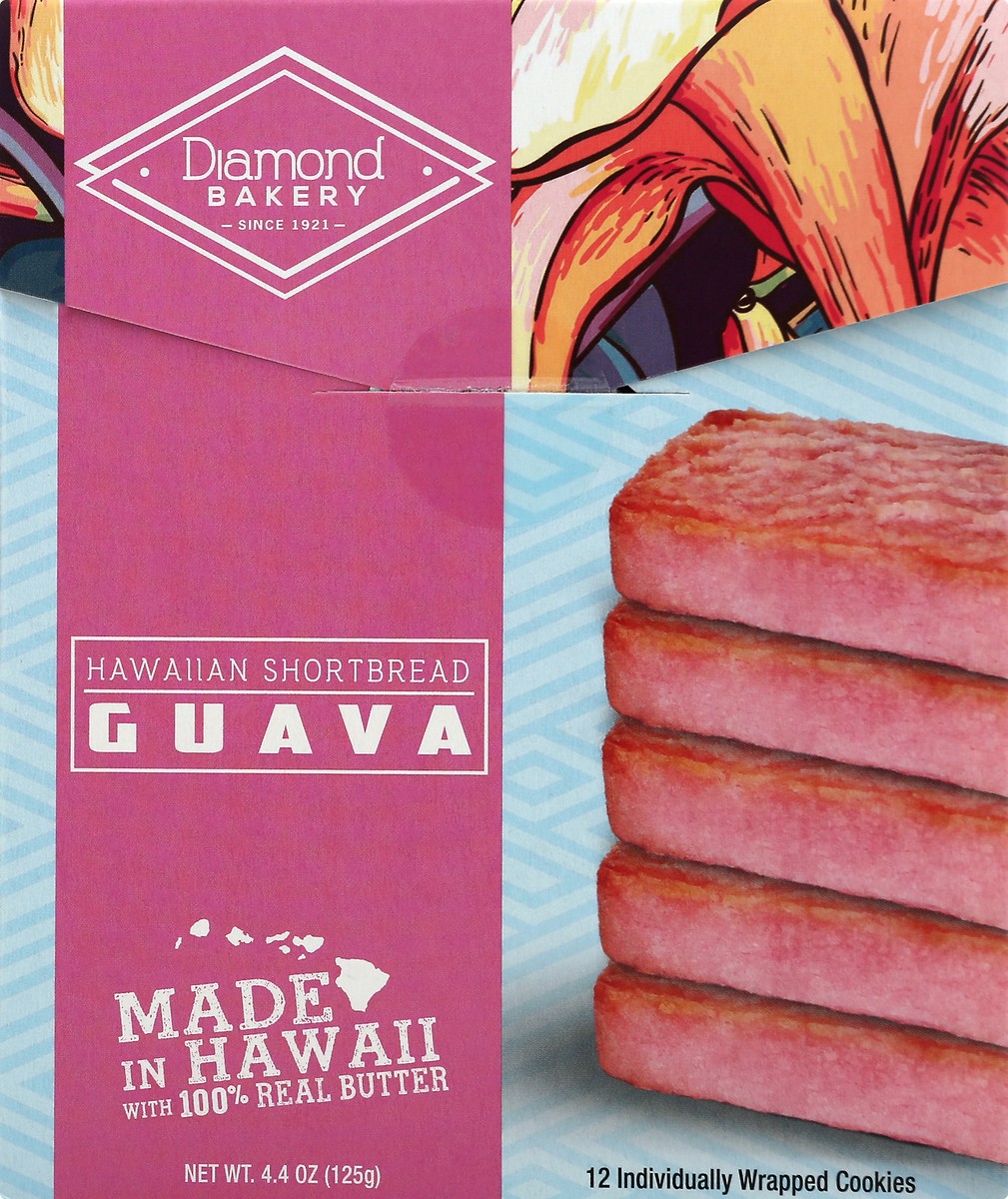 slide 7 of 10, Diamond Bakery Cookies Hawaiian Shortbread Guava, 12 ct; 4.4 oz