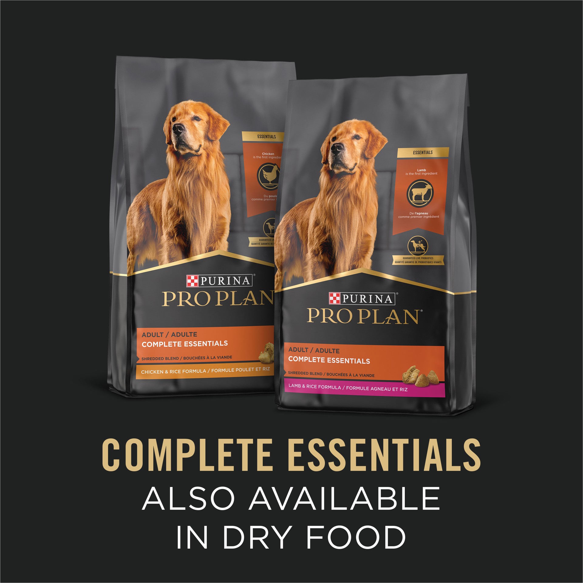 slide 3 of 6, Purina Pro Plan Complete Essentials Slices Chicken and Vegetables Entree in Wet Dog Food Gravy, 13 oz