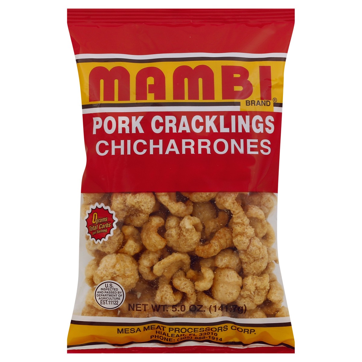 slide 4 of 6, Mambi Pork Cracklings 5 oz, 5 oz