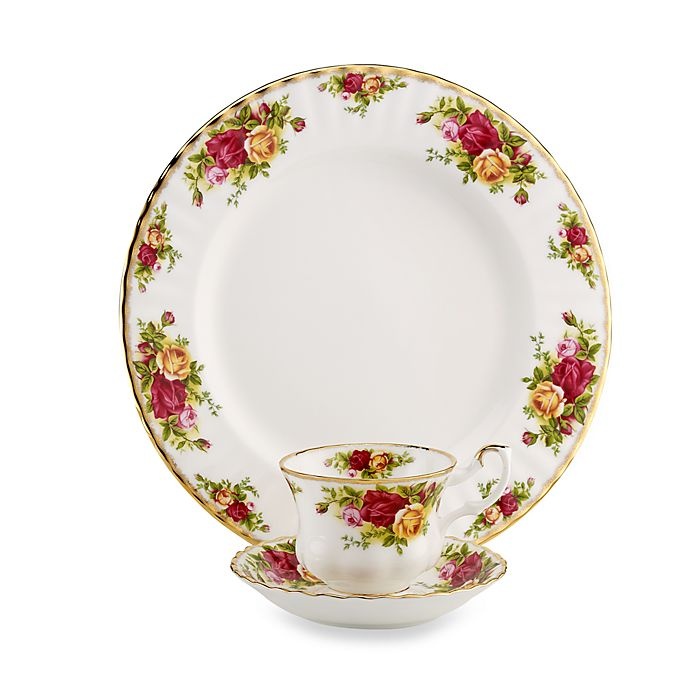 slide 1 of 1, Royal AlbertOld Country Roses Dinnerware Set, 12 ct