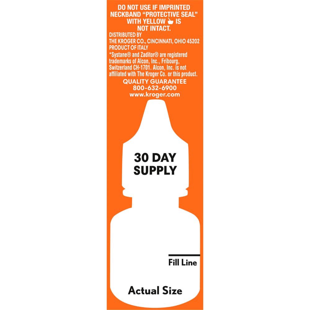 slide 2 of 8, Kroger Eye Itch Relief Drops, 0.17 fl oz