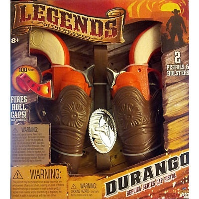 slide 1 of 1, Imperial Toy Legends of the West Durango Replica Series: Cap Pistols and Double Holster Set, 1 ct