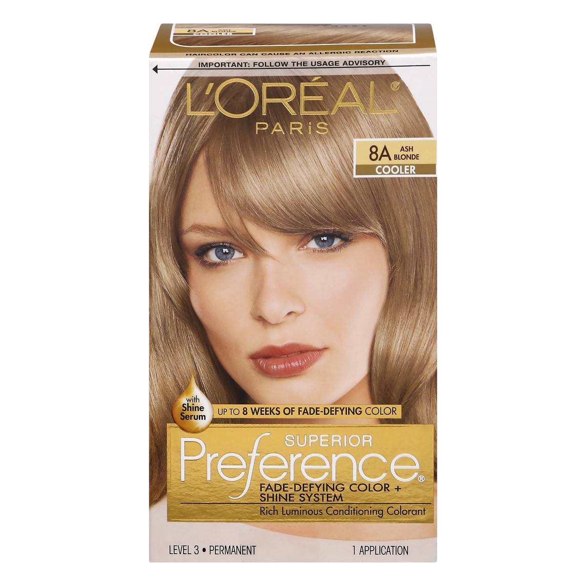 slide 4 of 11, L'Oréal Ash Blonde 8A Cooler Permanent Haircolor 1 ea, 1 ct