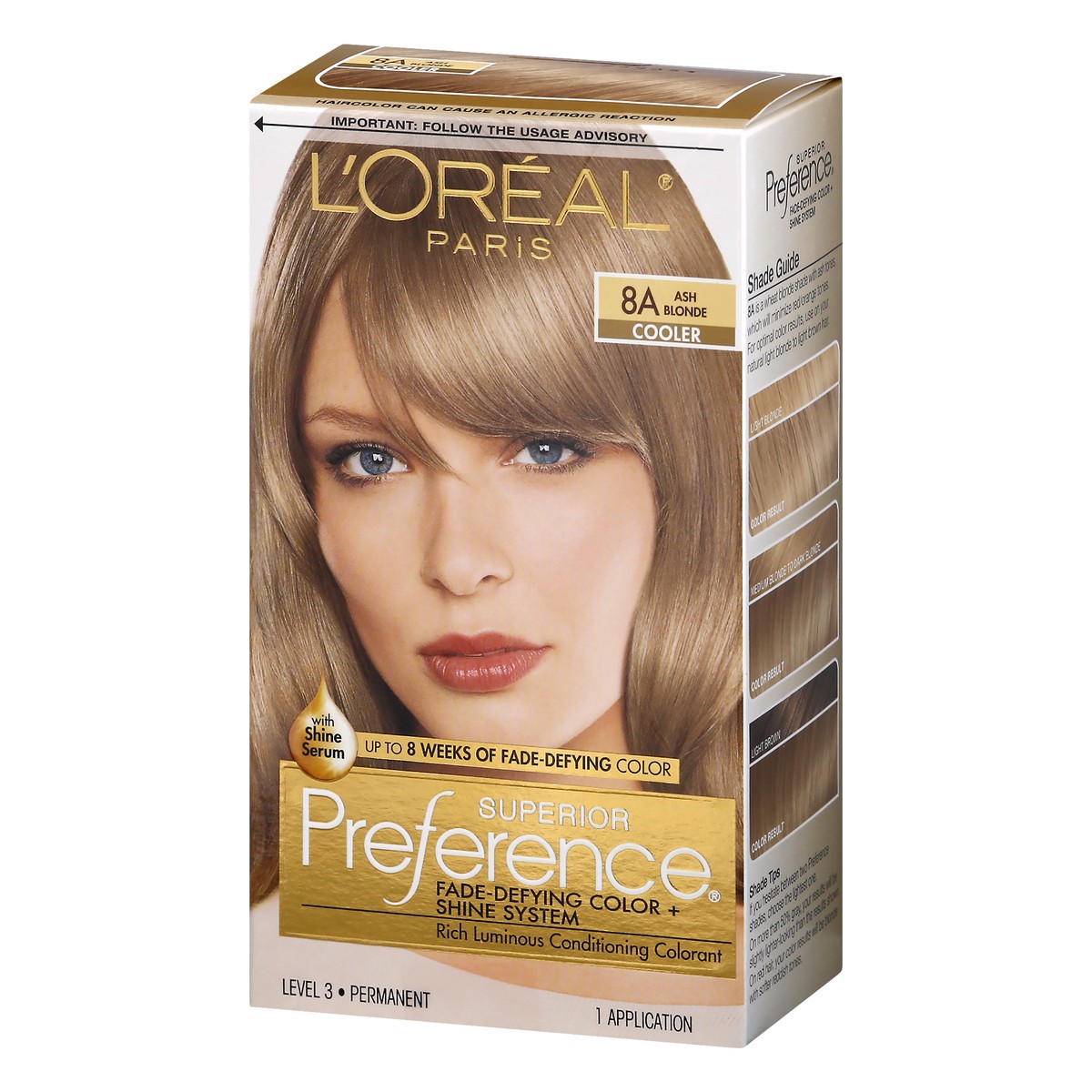 slide 11 of 11, L'Oréal Ash Blonde 8A Cooler Permanent Haircolor 1 ea, 1 ct