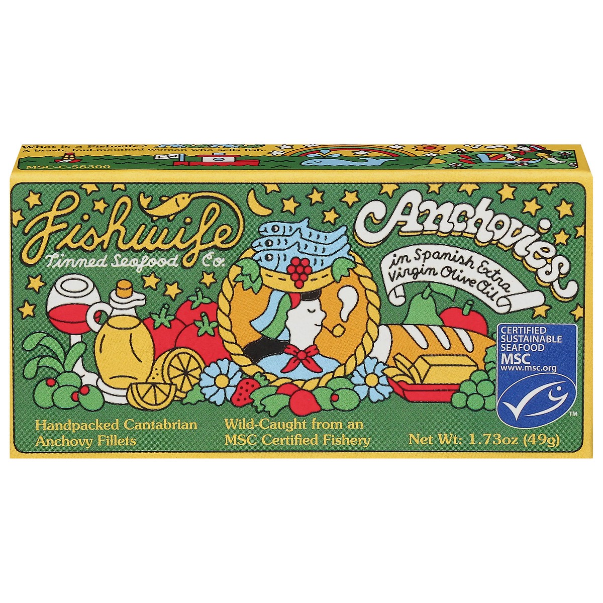 slide 1 of 13, Fishwife Anchovies 1.73 oz, 1.73 oz