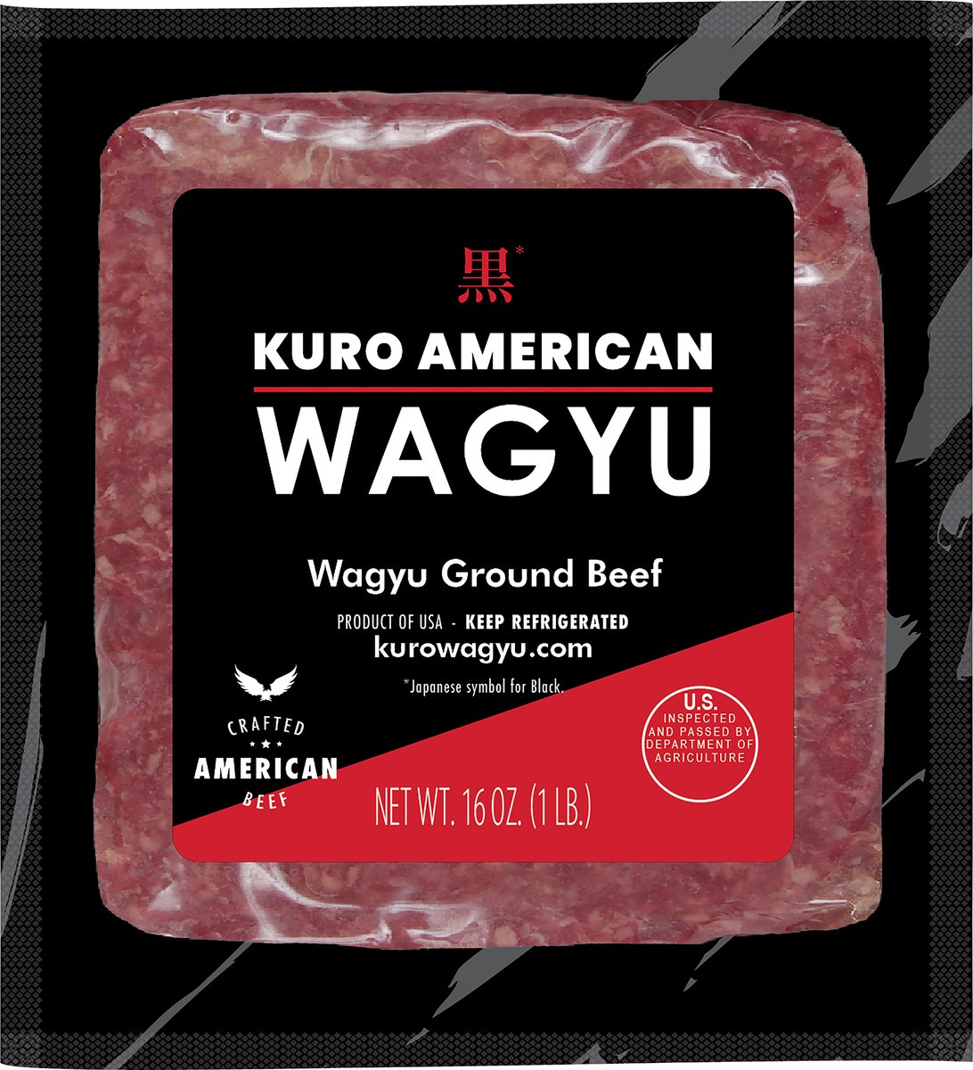 slide 2 of 8, Kuro American Wagyu Ground Beef, 16 oz