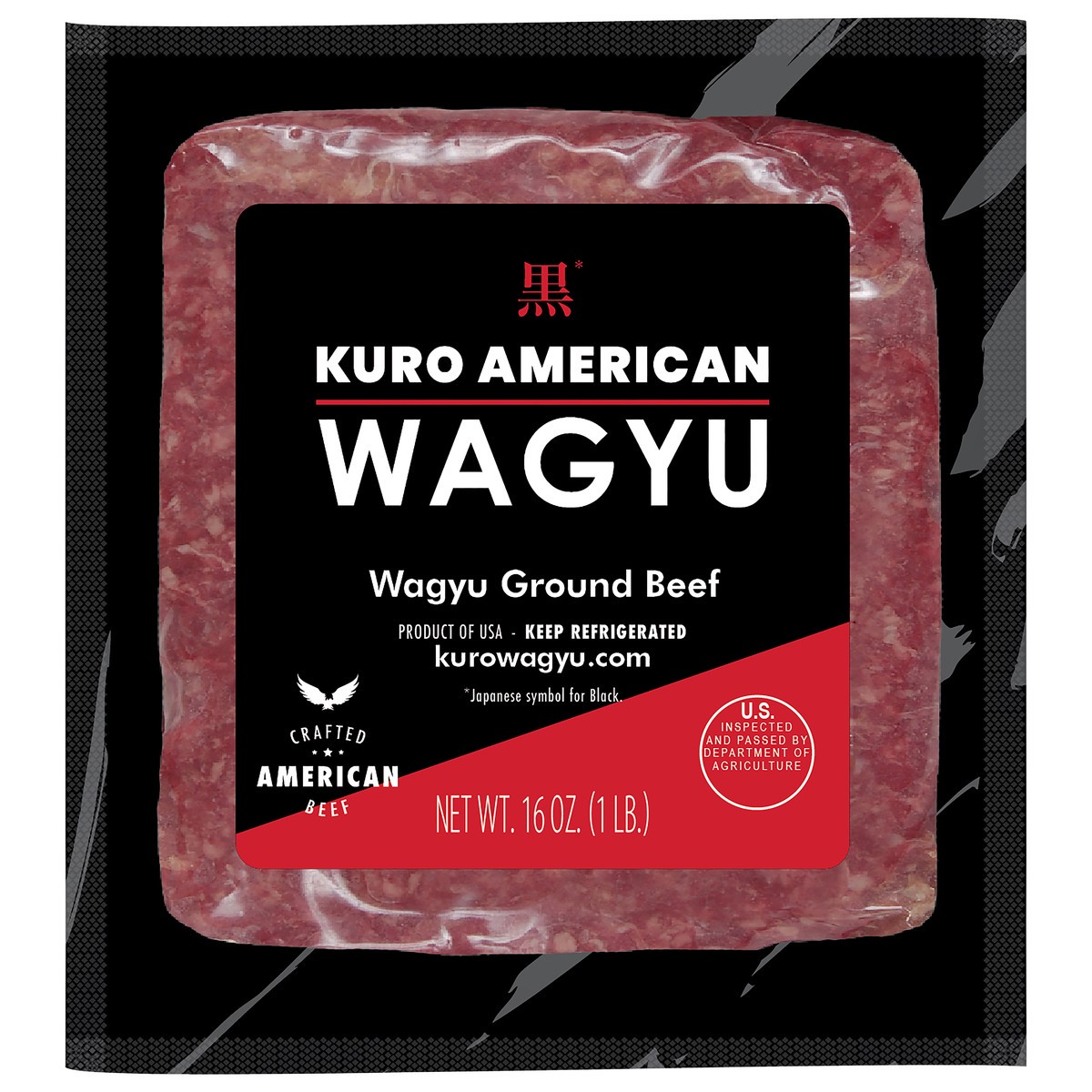 slide 3 of 8, Kuro American Wagyu Ground Beef, 16 oz