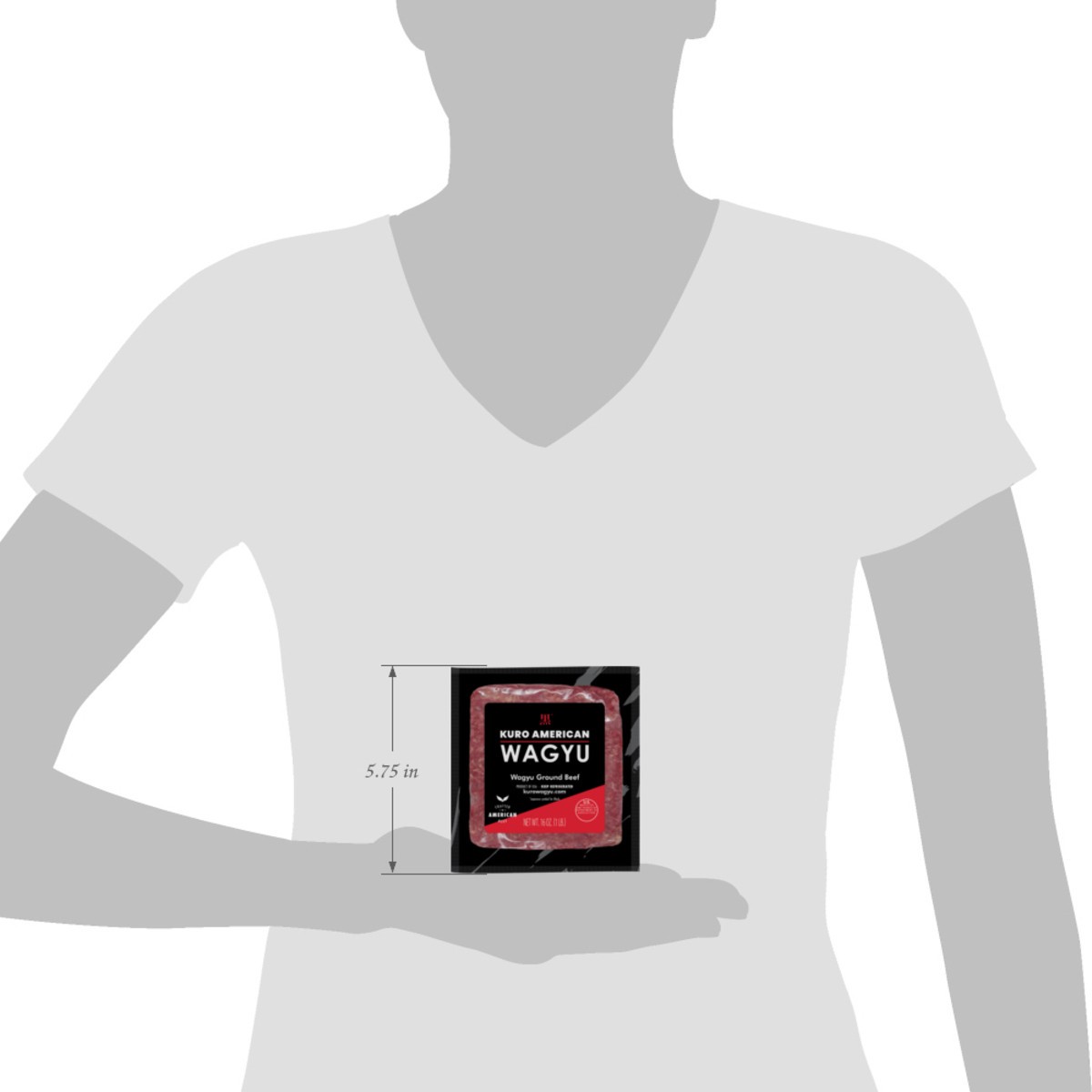 slide 5 of 8, Kuro American Wagyu Ground Beef, 16 oz