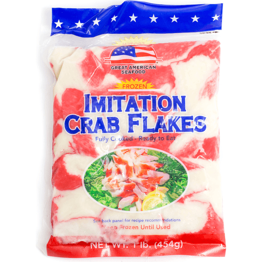 slide 1 of 1, Great American Seafood Imitation Crab Flakes, 1 lb