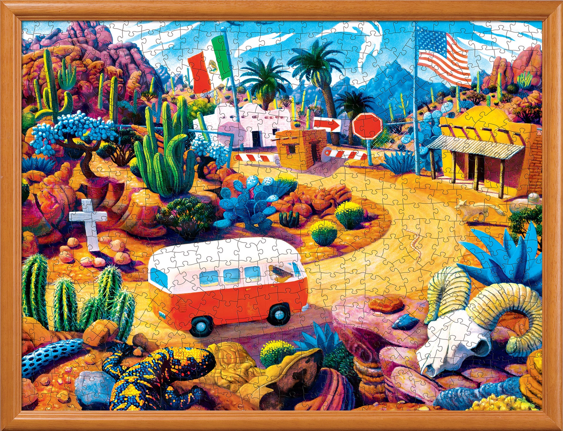 slide 3 of 6, Masterpieces Roadsides of the Southwest - Touring Time 500 Piece Puzzle, 550 ct