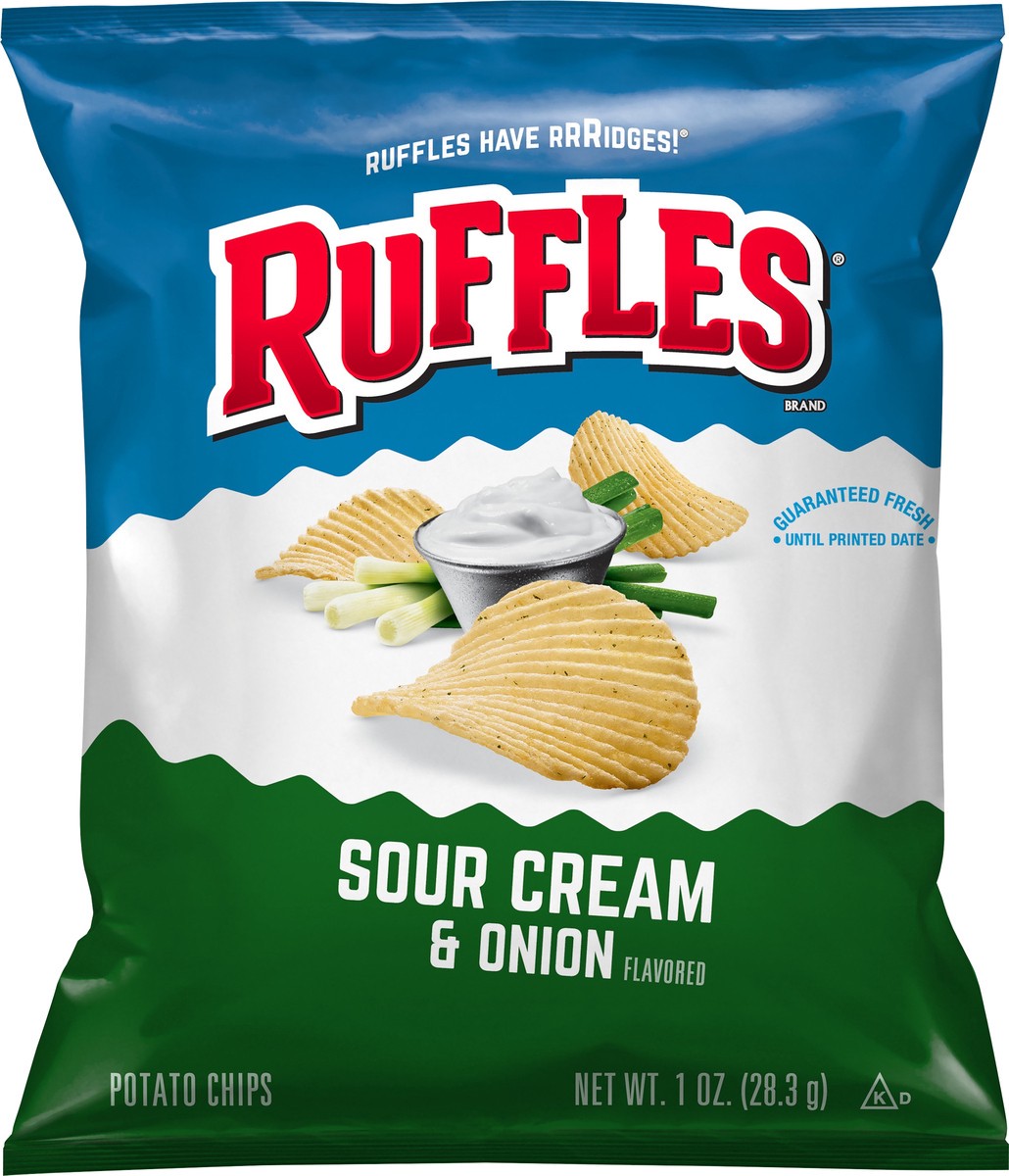 slide 1 of 3, Ruffles Sour Cream, 1 ct