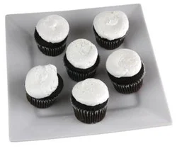 Everyday Chocolate Cupcakes With White Icing